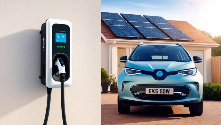 home EV charger installation setup